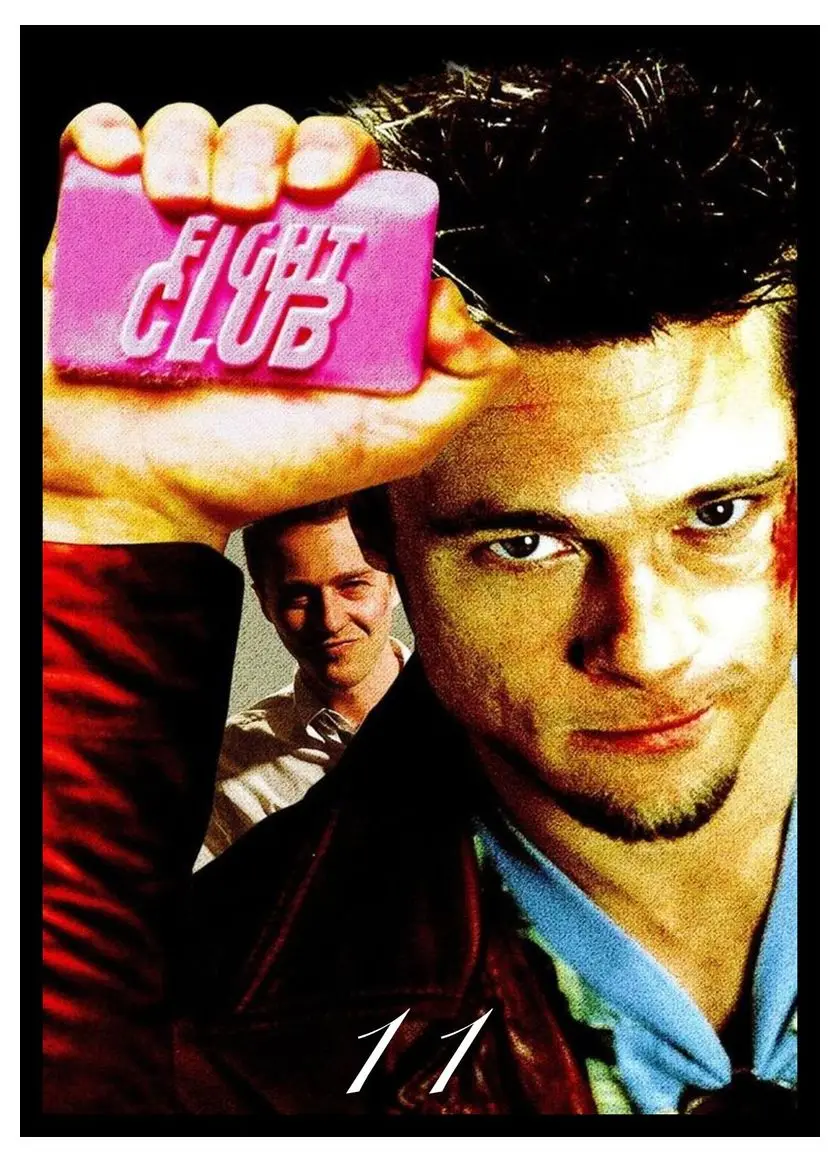 Fight Club фильм домашняя декоративная живопись белая крафт-бумага плакат для кафе комната 42X30 см - Цвет: Цвет: желтый