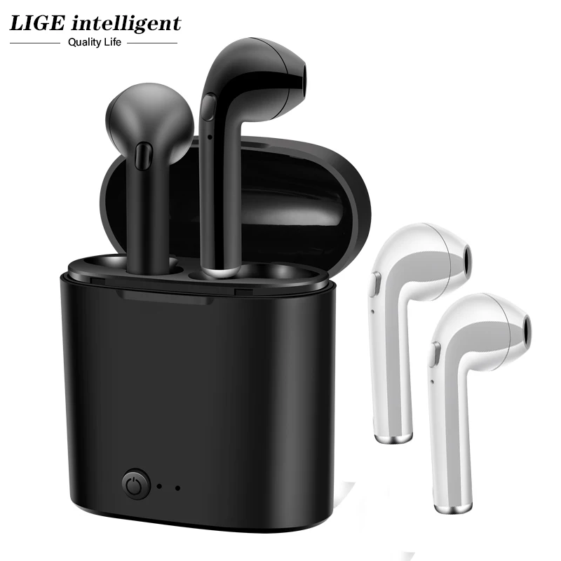 LIGE новые TWS Bluetooth 5 0 наушники спортивные стерео бас беспроводная гарнитура с