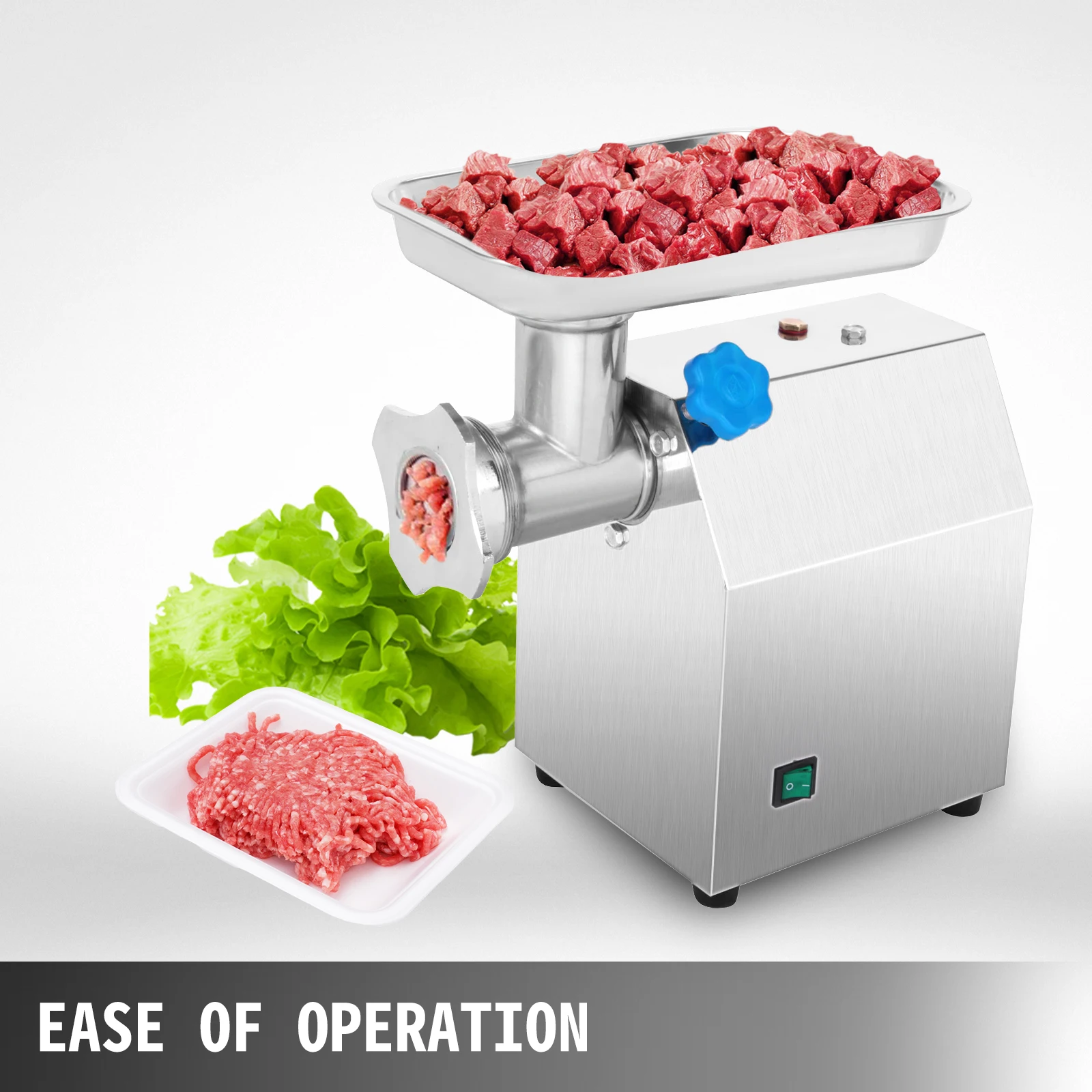 VEVOR 250Kg/H Electric Meat Mincer Grinder 1100W Commercial Kitchen Chopper Food Processor Sausage Maker Machine Home Appliance 5