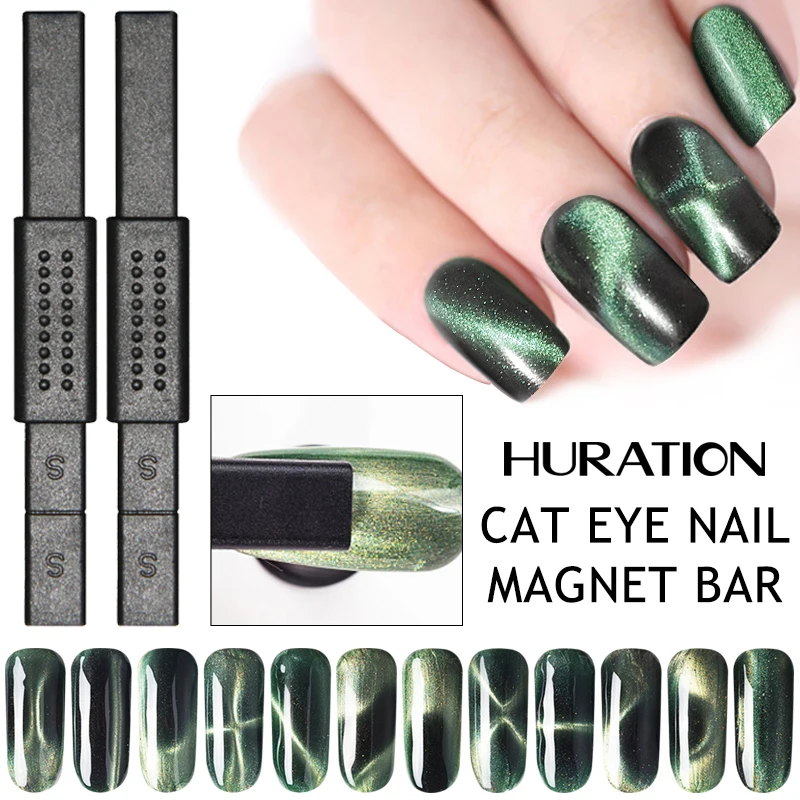 

Huration New 14 Pieces Set Nail Design Cat's Eye Magnetic Pencil LED Varnish Manicure Varnish Nail Design Magnetic Vertical Pen
