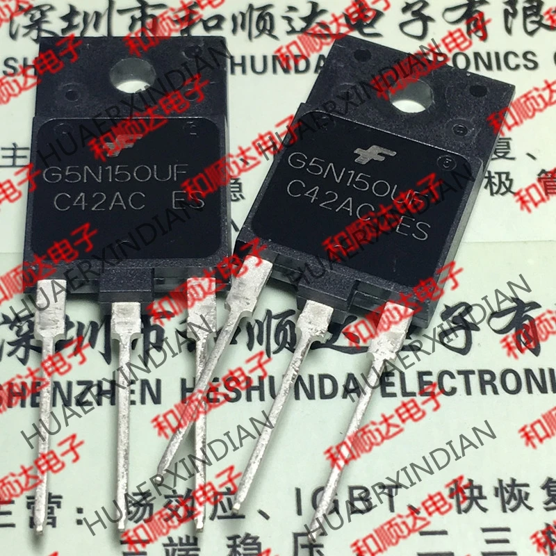 20 шт./лот SGF5N150UF G5N150UF TO-3PF 1500V 5A