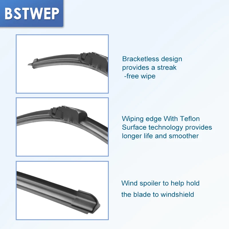 BSTWEP стеклоочистителей для SEAT Altea 2"& 26" Fit коготь руки 2004 2005 2006 2007 2008 2009 2010 2011 2012 2013