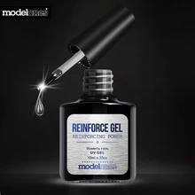 Modelones 10 мл усиленный УФ-гель для ногтей, защитный светодиодный гель для ногтей, прозрачный гель, усиленный лак для ногтей
