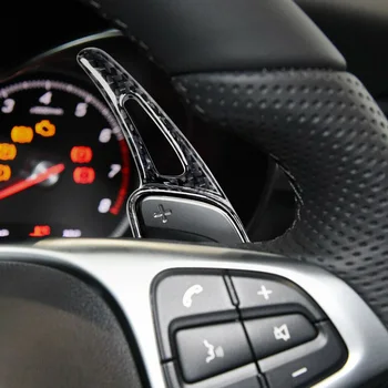 

Decal Steering Wheel trim Interior For Benz C E CLA GLC Set Auto Carbon Fiber