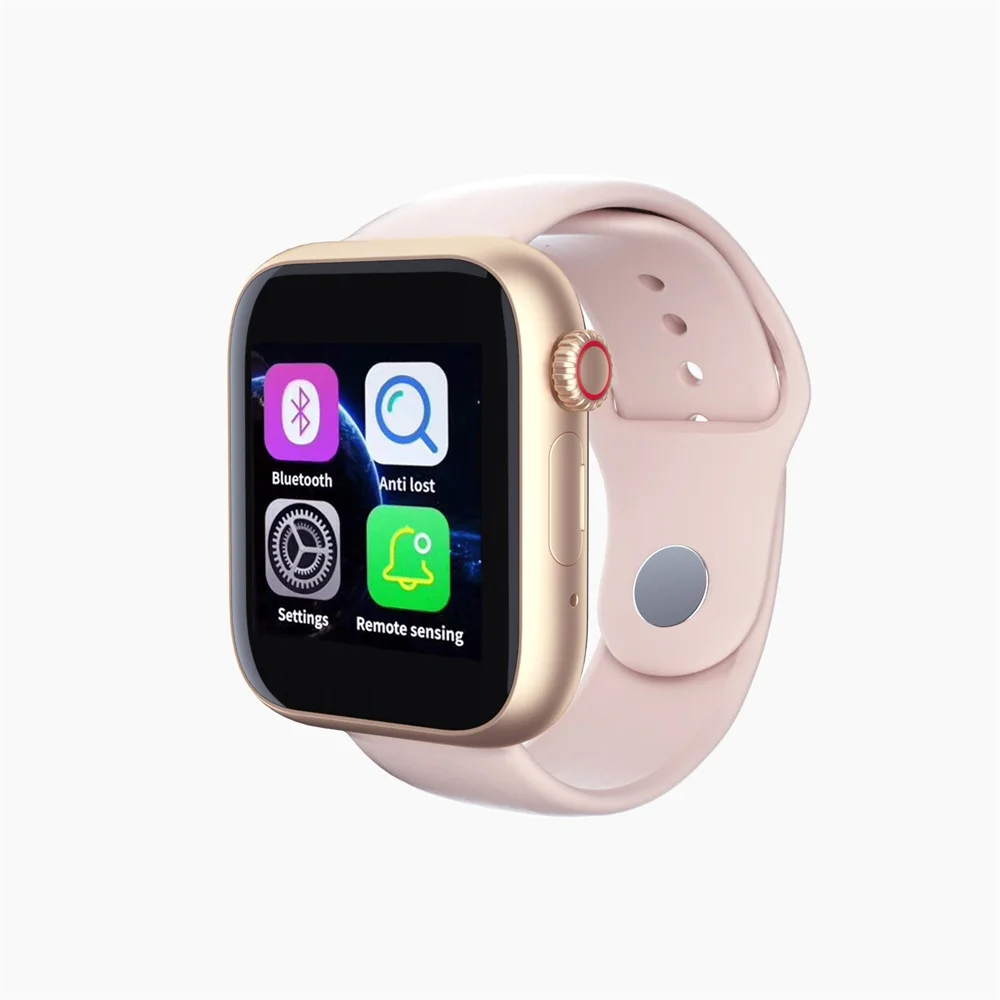 LEMFO Смарт-часы SIM TF карта Bluetooth звонки 2MP камера Дистанционное управление музыкой сообщение напоминание Шагомер Смарт-часы для мужчин и женщин - Цвет: gold pink