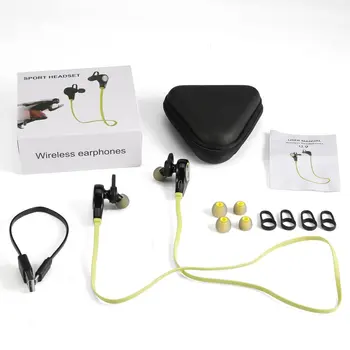 

Bluetooth Headphones Wireless Sports Earphone In-ear Headset Running Music Stereo Earbud Handsfree with Mic for iPhone 8 Samsung