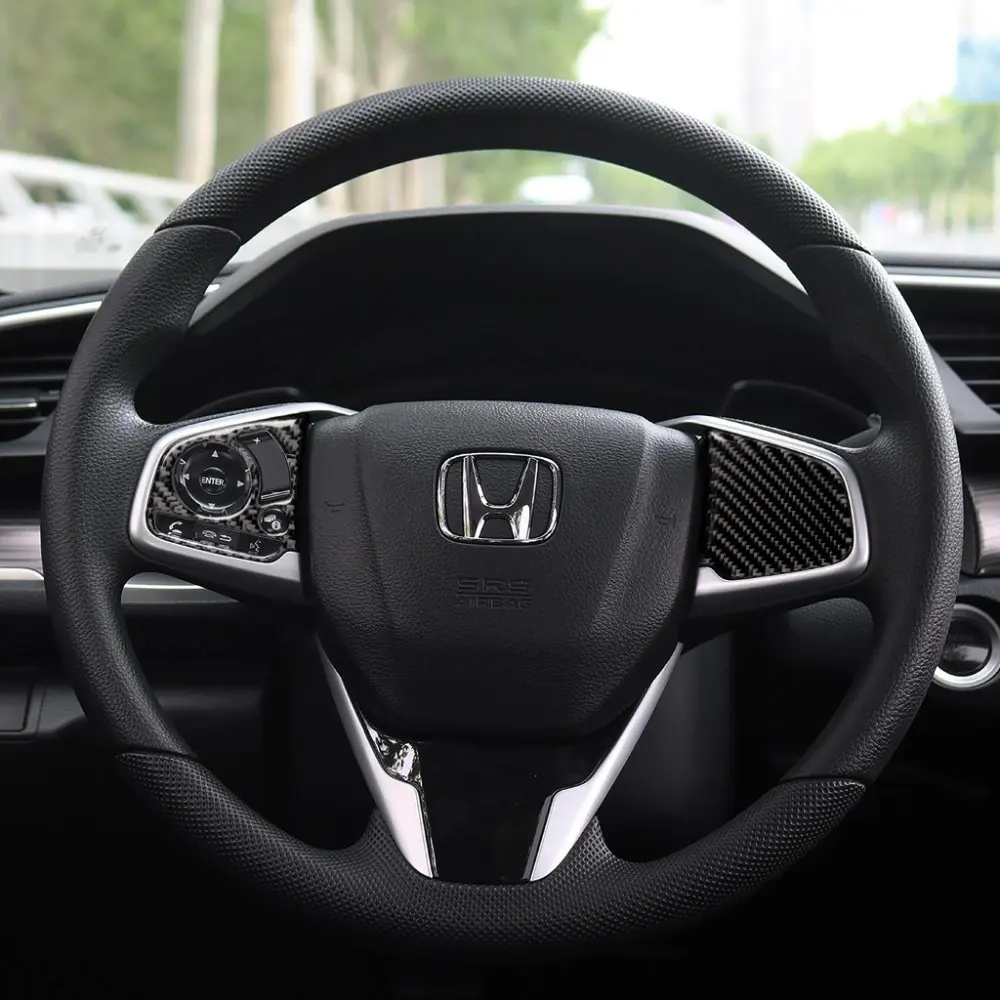 Для honda civic 10th generation lsrtw2017 автомобильный Стайлинг из углеродного волокна рулевое колесо