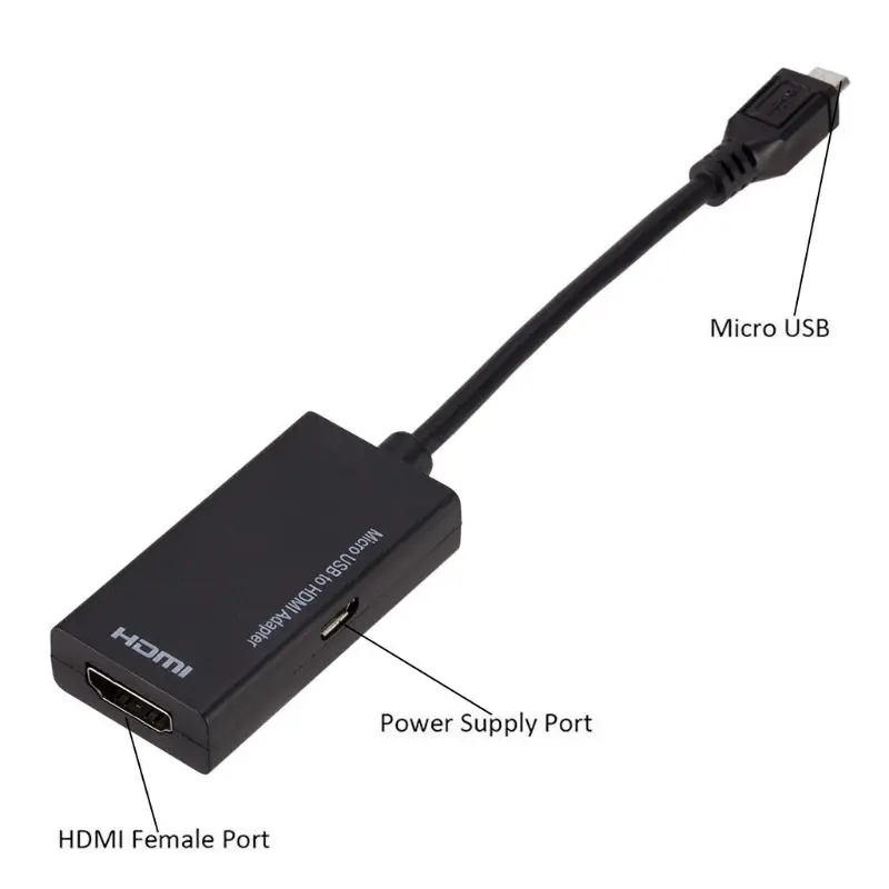 Микро USB к HDMI адаптер для MHL конвертер для ТВ монитора 1080P HD HDMI аудио видео кабель для samsung HUAWEI Xiaomi с MHL