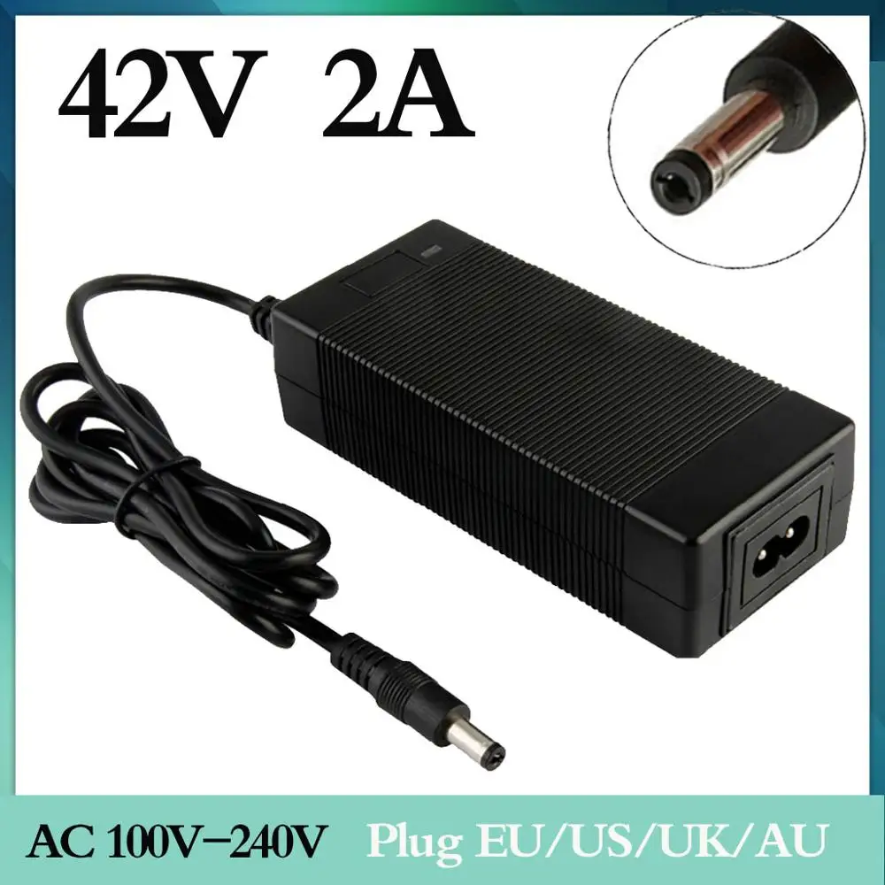 

42V 2A 1 pc support whUniversale battery charger for smart balance 36V electric power scooter adapter charger EU / US