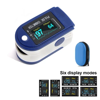 

Fingertip Pulse Oximeter Portable Household Digital Fingertip pulse Oximeter Blood Oxygen Saturation Meter Finger Monitor