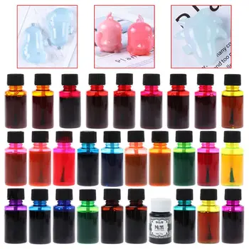 

DIY Pigment Epoxy Resin Crafts Material 29 Colors Colorant Acrylic UV Liquid Jewelry Making Handmade Decoration B85D
