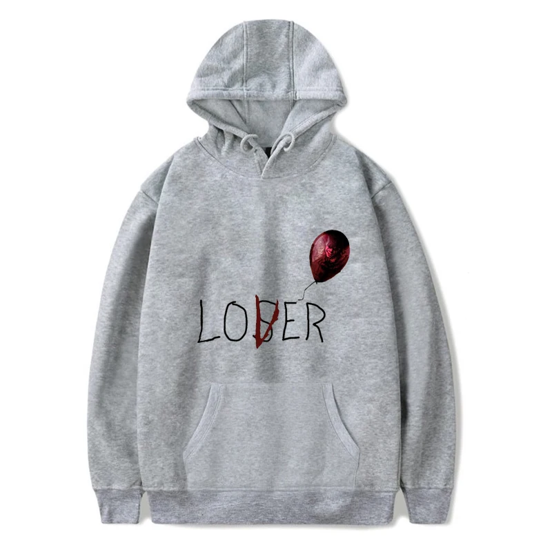 Женская/мужская толстовка с капюшоном Lover Loser зимняя Толстовка длинным рукавом