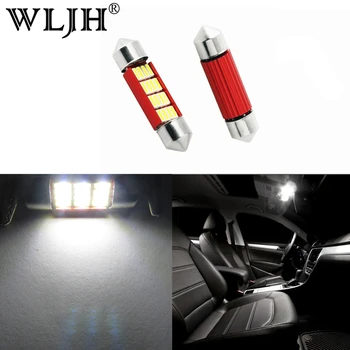 

WLJH 2x White 31mm LED Canbus 3175 6428 Auto Led Trunk Interior Dome Map LED Light for Subaru Outback Legacy Impreza Forester