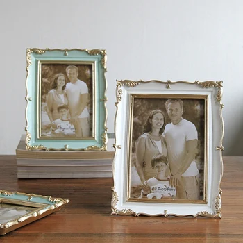 

High Quality Photo Frame Wedding Desktop Photo Frame Living Room Home Decoration Resin Photo Frame Popular Gifts