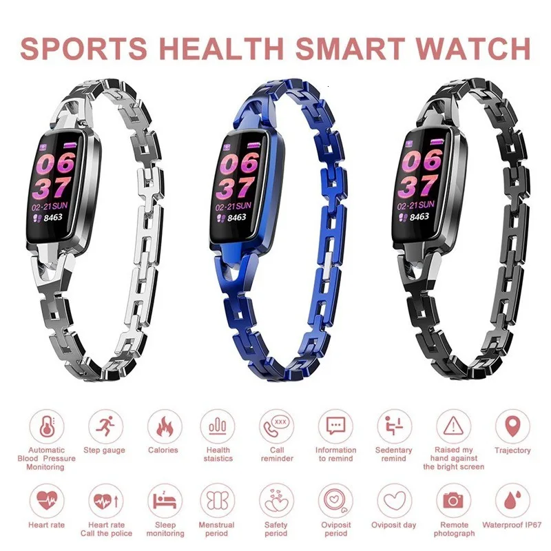 

Dr66 Smart Bracelet Fitness Tracker IP68 For Android IOS