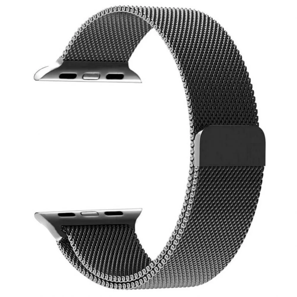 Миланский Браслет-петля для Apple Watch, ремешок серии 5/4, 40 мм, 44 мм, ремешок из нержавеющей стали для iwatch, 3 ремешка серии 2/1, 38 мм, 42 мм