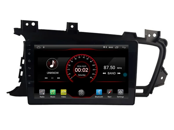 Автомобильный мультимедийный плеер 9 дюймов ips экран монитор gps магнитофон Bluetooth Android 9,0 для KIA K5 OPTIMA 2011- Авто Аудио