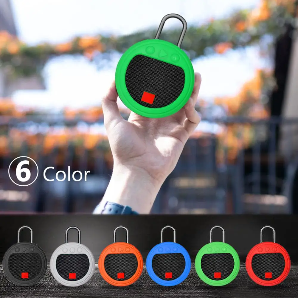 

Wear-resistant and Nontoxic Soft Silicone Case Protective Cover Shell Case for J-BL Clip 3 Bluetooth Speaker Accessories
