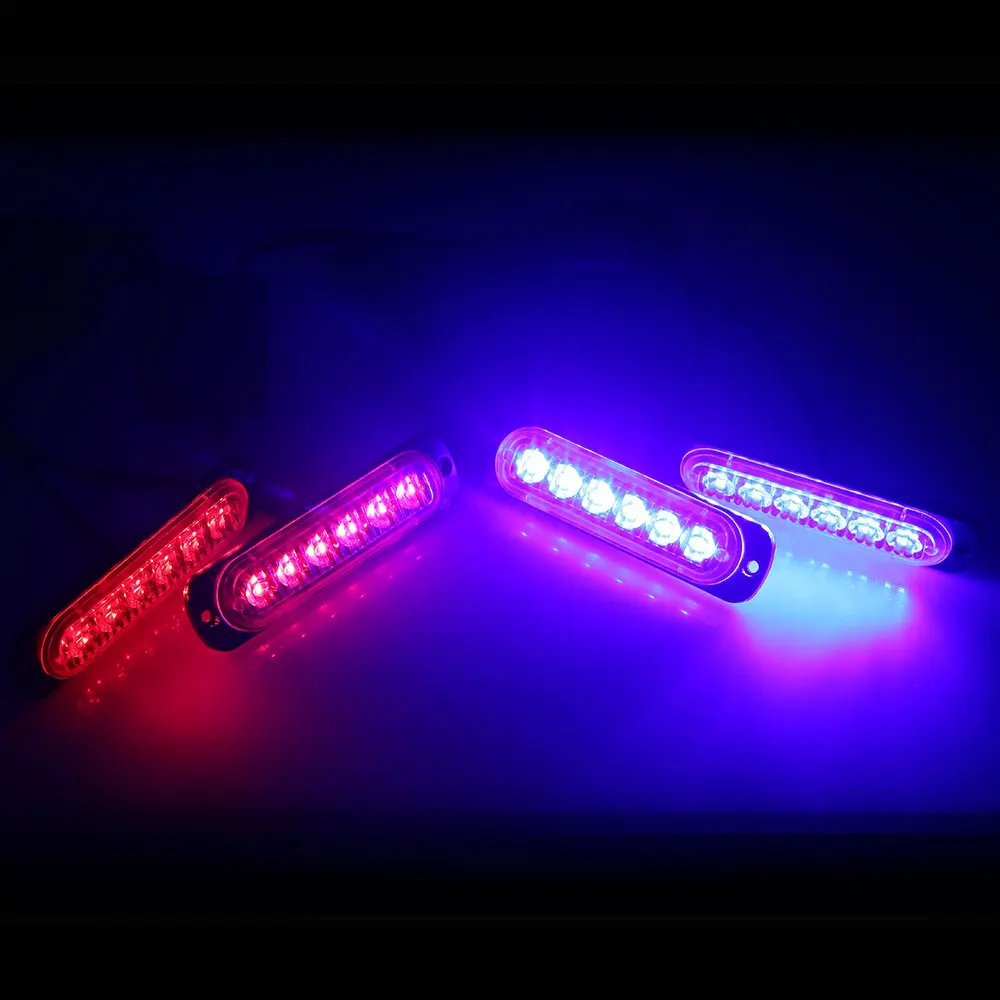 Vehemo 24LED 24 Вт Предупреждение ющий светильник стробоскоп Авто Лампа мигающий Средний стробоскоп светильник для автомобилей головной светильник автомобильные аксессуары