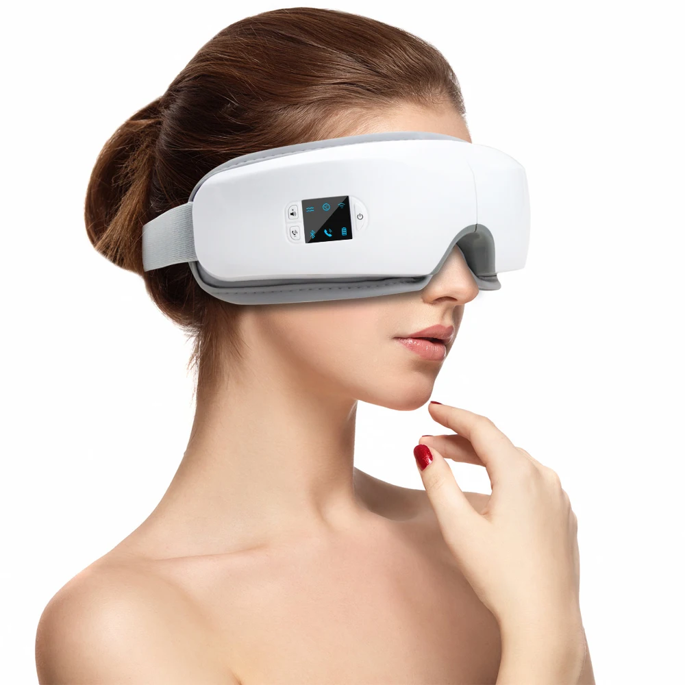 Умный Вибрационный массажер для глаз с подушкой безопасности 4D|Глаза массаж
