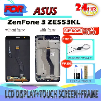 

SZHAIYU 5.5inch LCD For ASUS ZenFone 3 Zoom ZE553KL Z01HDA LCD Display + Touch Panel Screen with frame and Free Tools