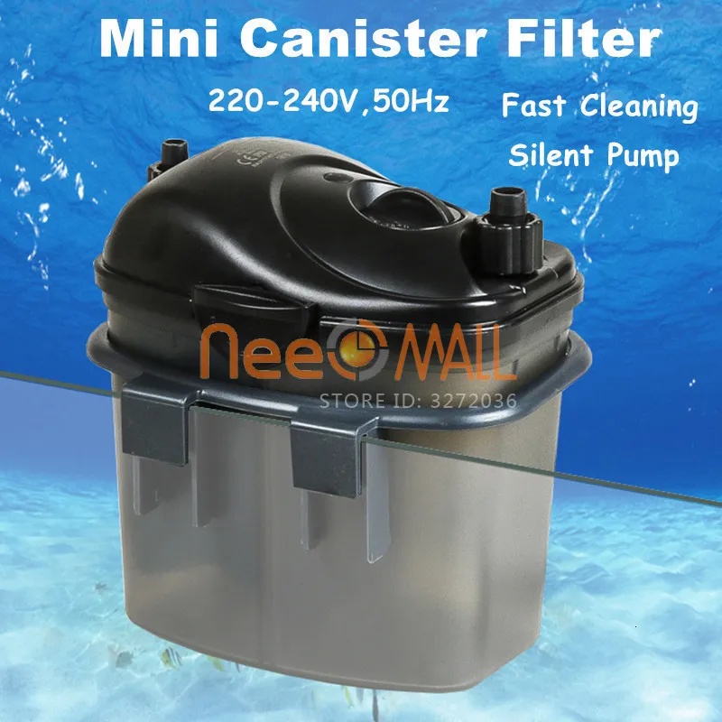 

Silent Aquarium External Filter 3w 200L/H Fish Tank Filter Canister With Filter Media Suit For Aquarium Tank 50cm