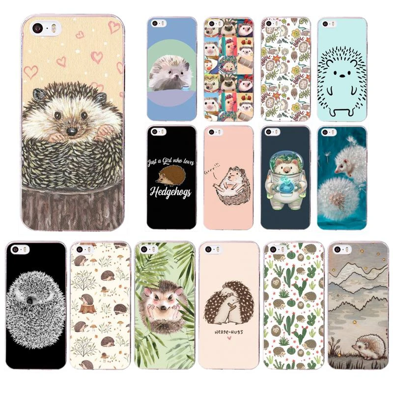 13 case Kawaii Hedgehog Phone Case for iPhone 13 11 12 pro XS MAX 8 7 6 6S Plus X 5S SE 2020 XR case 13 cases