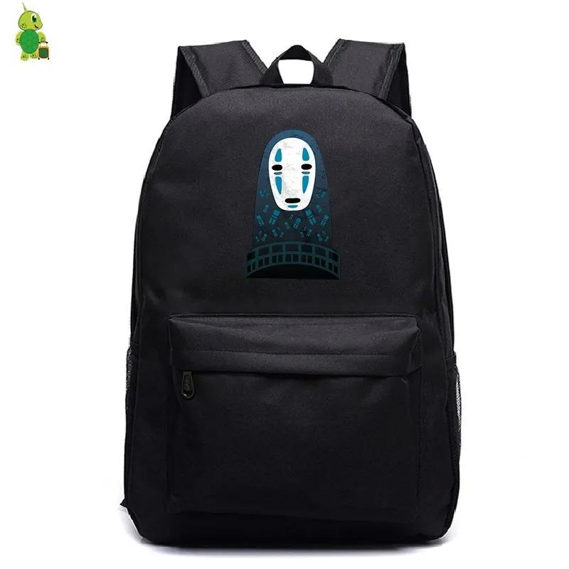 Школьные сумки Ghibli, Унесенные унесением, без лица, мужской рюкзак для подростков, женщин и мужчин, рюкзак для ноутбука, Детский рюкзак для книг, повседневные дорожные сумки - Color: 5