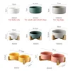 Ceramic Dog Feeding Bowl Pet Feeder Goods For Cats Puppy Food Water Container Storage Waterer Accessories Animal Supplies #P003 6