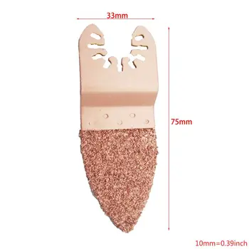 

Cut Circular Carbide and Diamond Oscillating Multi Tool Saw Blades Triangle Rasp 72XD