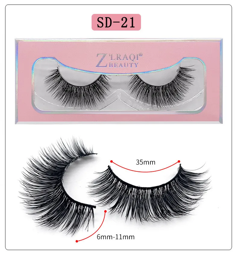 3 pairs 25mm Mink Eyelashes 3D Mink Lashes Handmade Full Strip Lashes Cruelty Free Luxury Mink Eyelashes Makeup Lash maquiagem