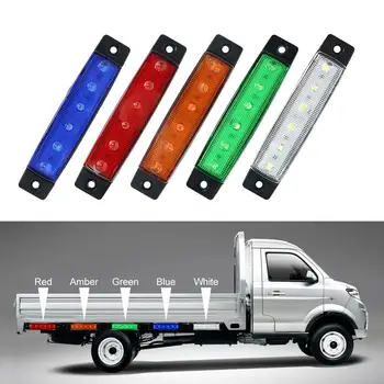 

HobbyLane 6 LED Stripe Light 12V/24V Truck Side Marker Indicator Signal Light Tail Trailer Warning Lamp