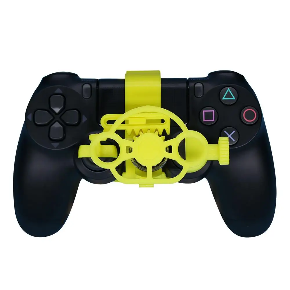 

PS4 Gaming Racing Wheel (Enhanced), 3D printed mini steering wheel add on for the PlayStation 4 controller