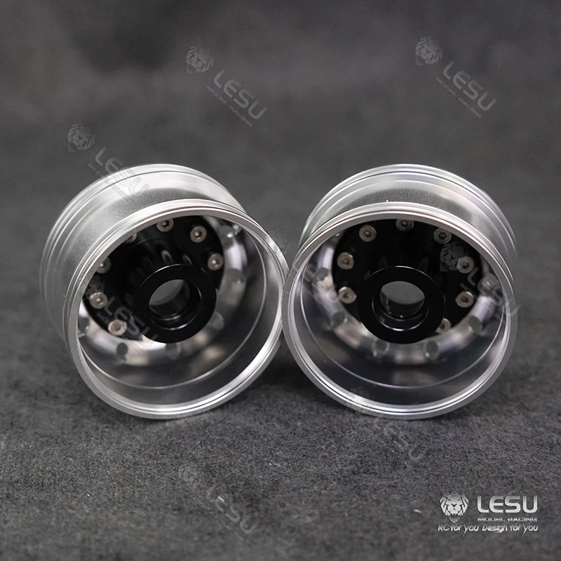 For Tamiya LESU Dump Truck Tractor RC Car Replacement 1/14 Front Rear Wheel Hubs For Tamiya LESU Dump Truck Tractor RC Car Replacement 1/14 Front Rear Wheel Hubs