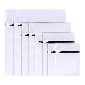 

Laundry nets, 8 pcs. Laundry bag Premium laundry bag Set with zipper Cooking proof Washing bag for laundry Washing machine Laund