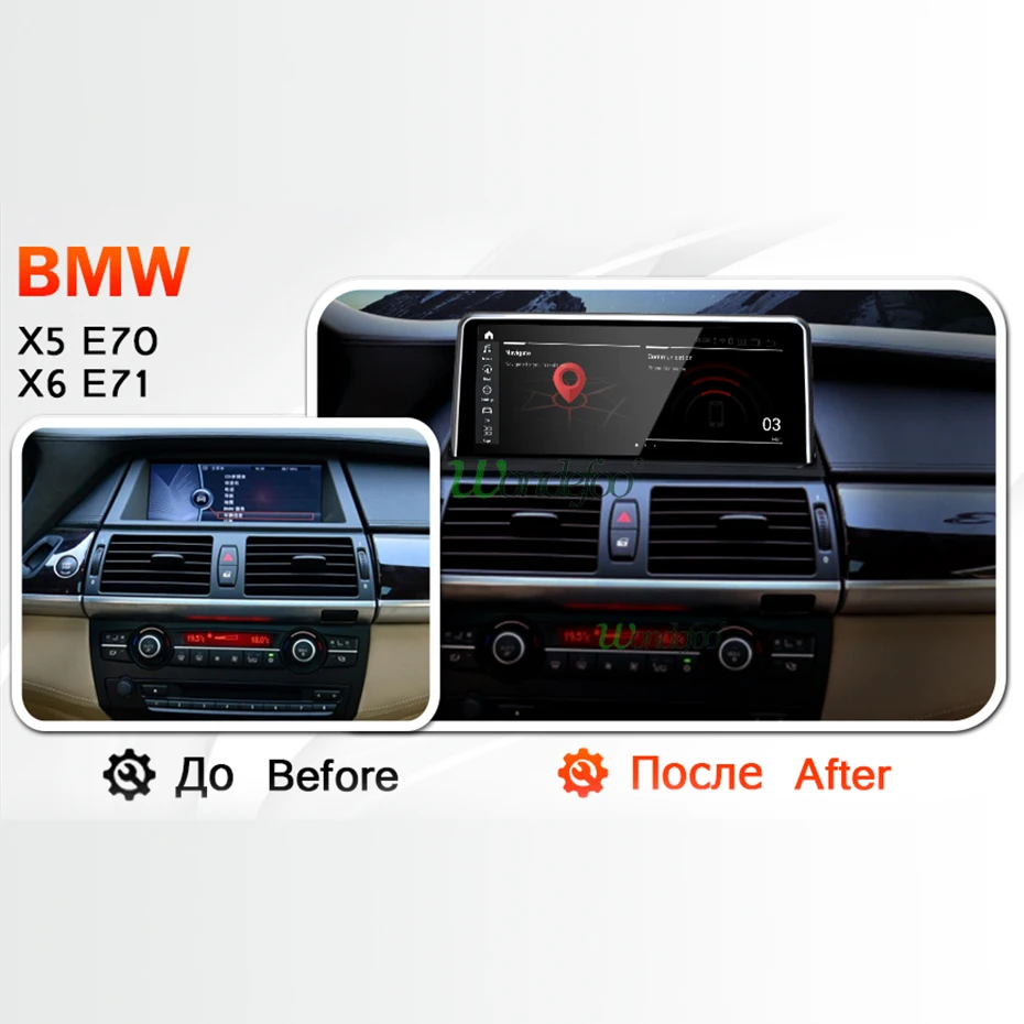 Android 9,0/7,1 4G 64G rom Автомобильный gps радио для BMW X5 E70 X6 E71 2007-2013 CCC CIC система навигации ips экран приемник без DVD