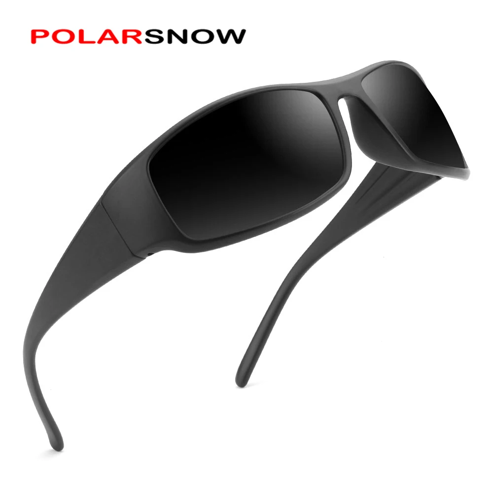 Men's UV400 Polarized Vintage Sunglasses Outdoor Sports Driving Glasses Eyewear 