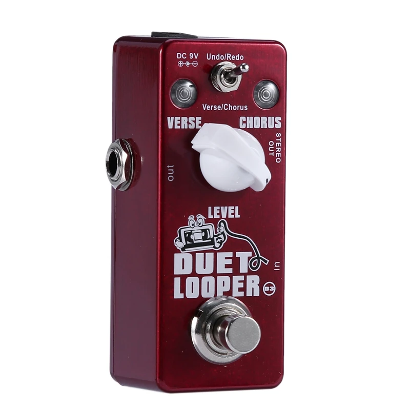 Xvive D3 гитарная педаль Looper Dual Stereo Looper Гитарные эффекты Педали полностью металлический корпус для гитары Запчасти и аксессуары