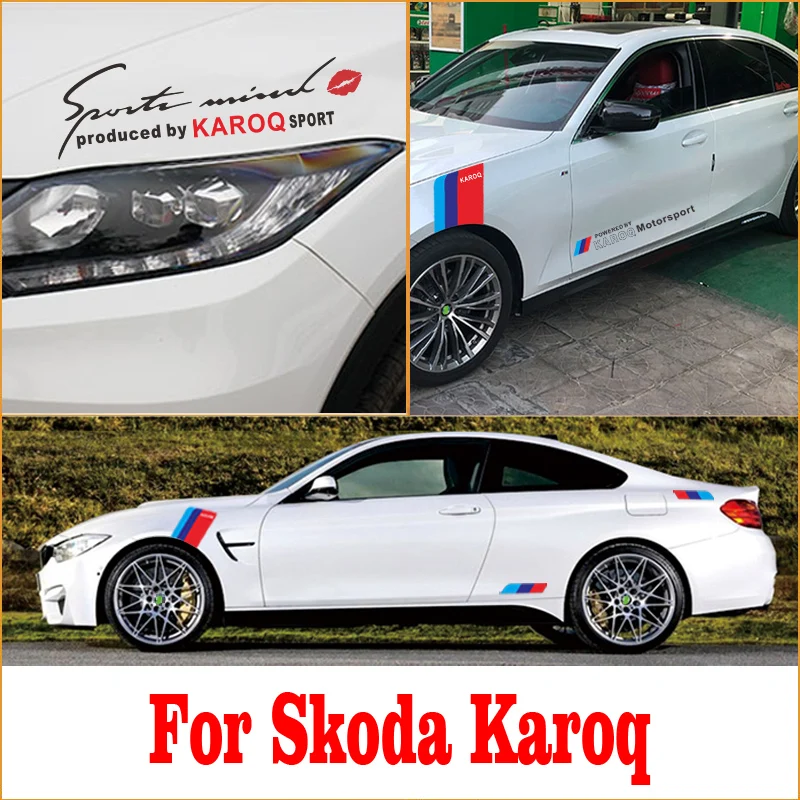 For Skoda Karoq 2019 2020 Car Special Stickers Emblem Vinyl And Decals Anti-Scratch Protection Exterior Accessories | Автомобили и