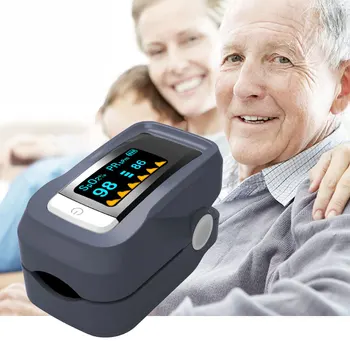 

Finger Oximeter Digital Fingertip Pulse Oximeter Blood Oxygen Saturation Meter Finger SPO2 Heart Rate Monitor Health Care