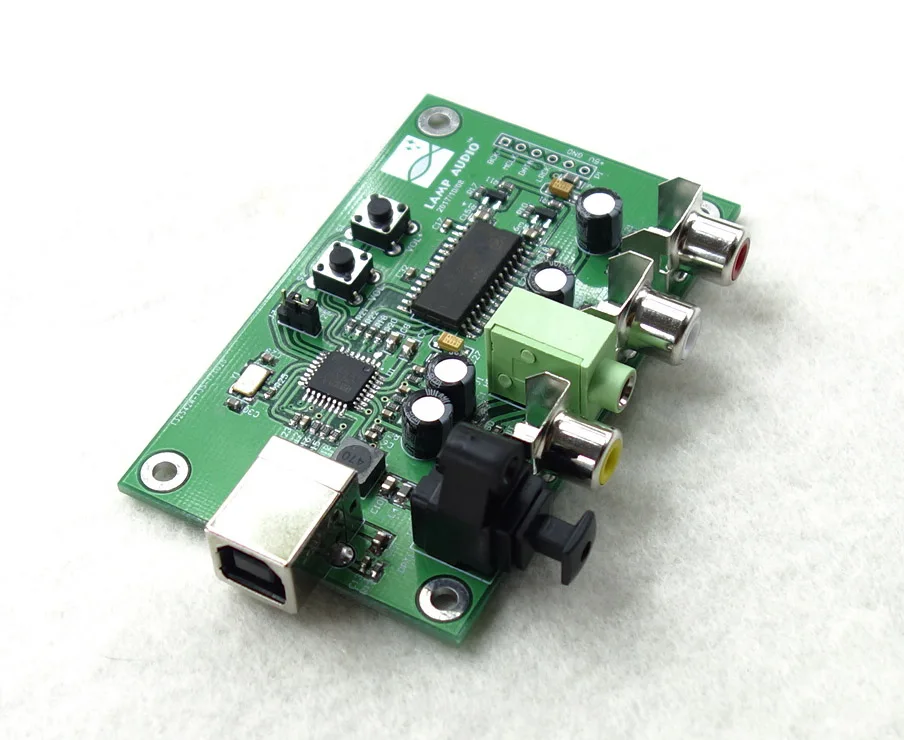 USB к I2S/IIS волоконный коаксиальный выход SPDIF Портативный hifi лихорадка усилитель DAC OTG декодер доска