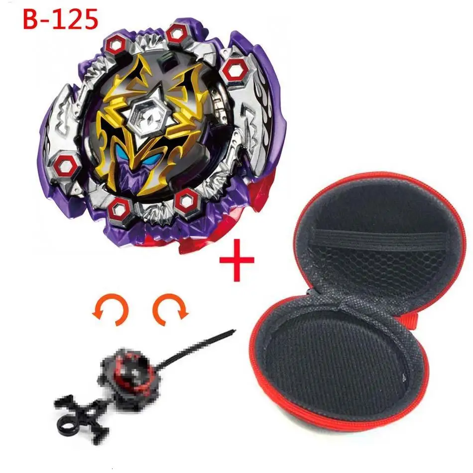 Beyblade Burst B-131 B-145 B-148 B-149 B-150 металлический запатентованный крутящийся венчик для перемешивания гироскопа высокая производительность боевой волчок, бейблэйд детские игрушки Рождественский подарок - Цвет: B125