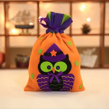 

Halloween Tote Bag Children's Festival Candy Bag Witch Pumpkin Drawstring Bag Party Party Dress Up Props