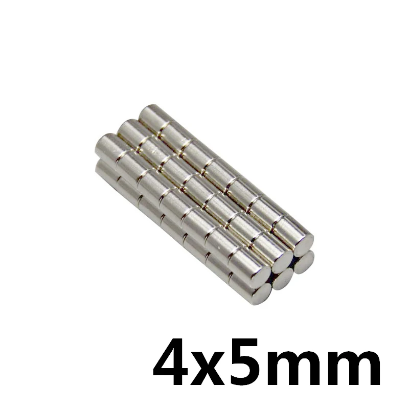 

*1000/2000/3000PCS 4mm x 5mm Super Strong Disc Magnets 4*5 Rare Earth Neodymium Magnet N35 Round 4mm*5mm