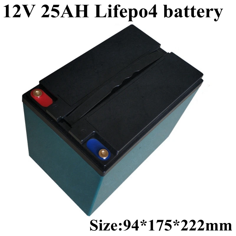 Lifepo4 12V 25Ah литиевая батарея с Bluetooth BMS для электрического велосипеда тележка