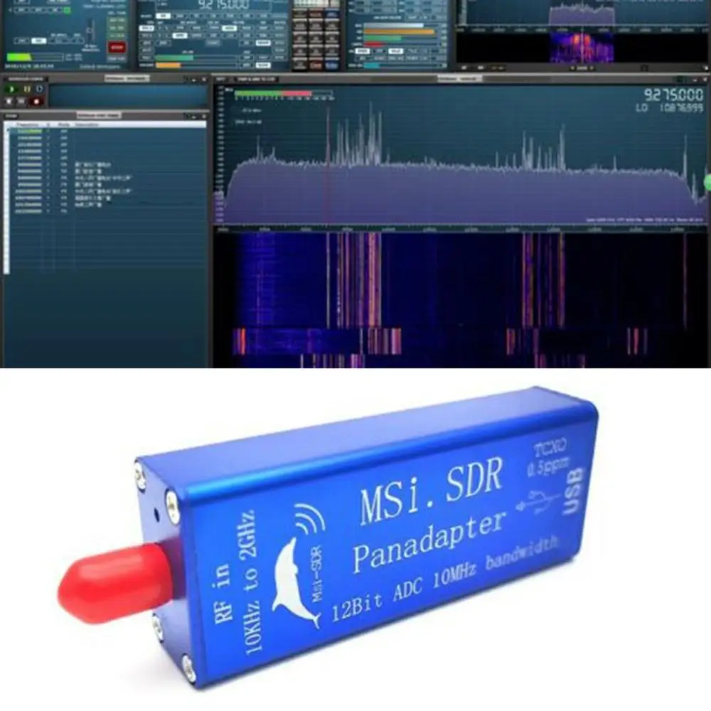 Высокая чувствительность MSI. SDR 10 кГц до 2 ГГц Panadapter панорамный спектр модуль для SDRPlay черный