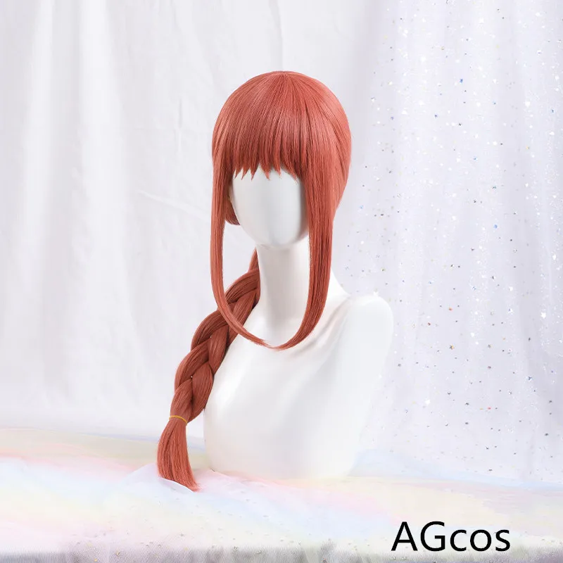 

AGCOS Chainsaw Man Makima Cosplay Wig Woman Christmas Cosplay Hair Wigs