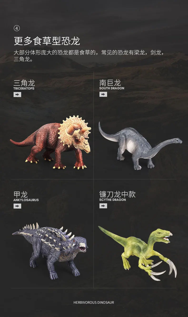 Модель мягких больших динозавров большого размера T-Rex животных, ультрабольшой набор трицератопов, пластиковая модель для мальчиков
