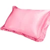 1pc Pure Emulation Silk Satin Pillowcase Single Pillow Cover Multicolor 48*74cm 4