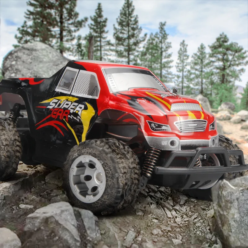 

Weili L343 1: 24 Electric Two-wheel Drive Monster Truck Remote Control Car 2.4G Remote Control Desert off-Road Vehicle Toy Car